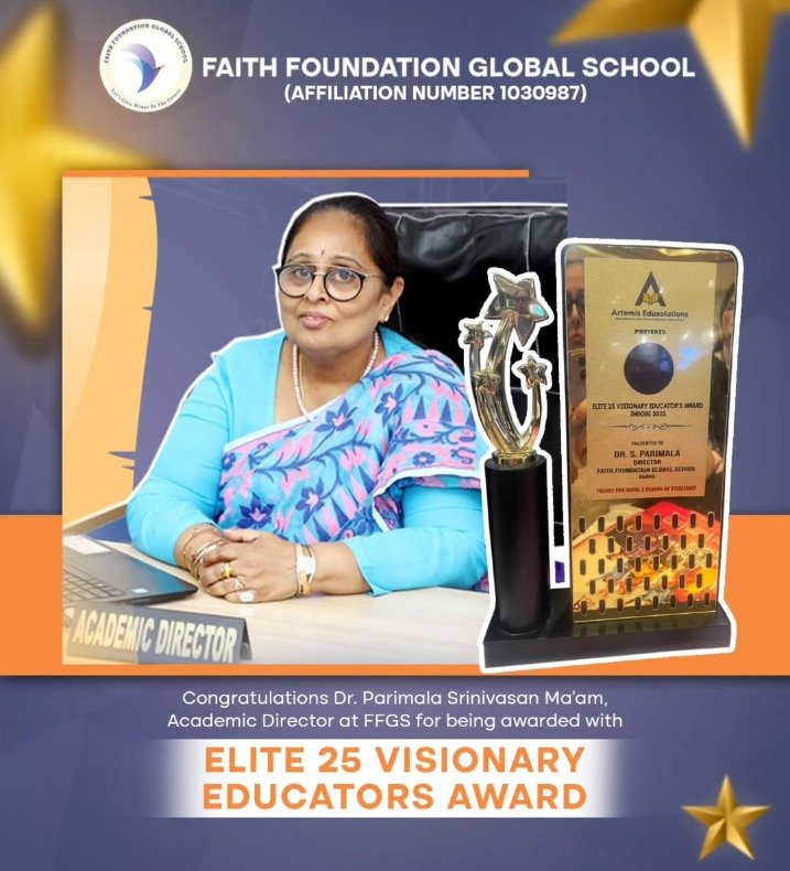 Elite 25 Visionary Educator's Award Indore 2025